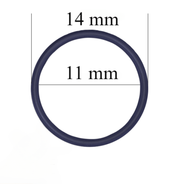 Argolas para lingerie 11 mm, cor Azul escuro – 1000 un.