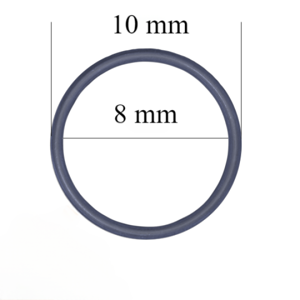 Lingerie rings 8 mm, Hydrangea color – 1000 pcs
