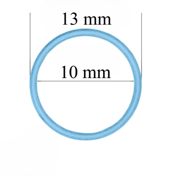 Argolas para lingerie 10 mm, cor Via Láctea – 1000 un.