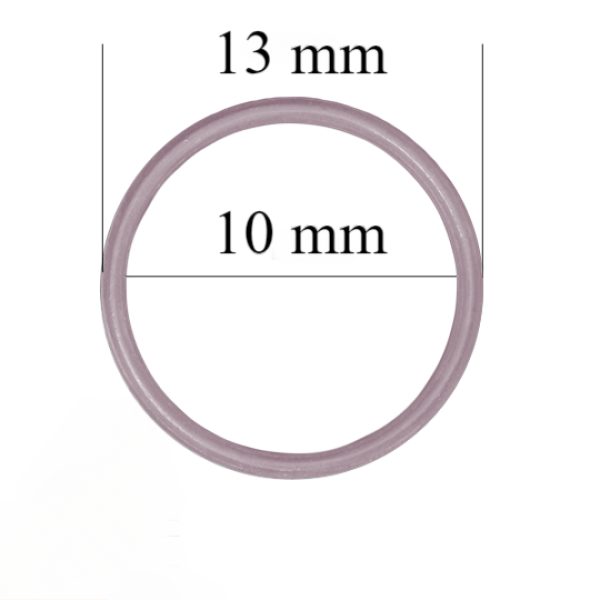 Argolas para lingerie 10 mm, cor Névoa marinha – 1000 un.