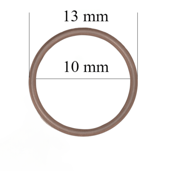 Argolas para lingerie 10 mm, cor Pimenta – 1000 un.