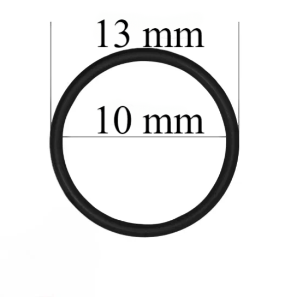 Argolas para lingerie 10 mm, cor Preto – 1000 un.