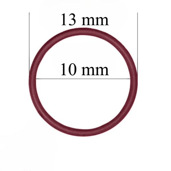 Argolas para lingerie 10 mm, cor Bordô – 1000 un.